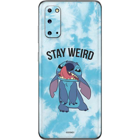 Disney Lilo and Stitch Stay Weird Galaxy S20 Skin