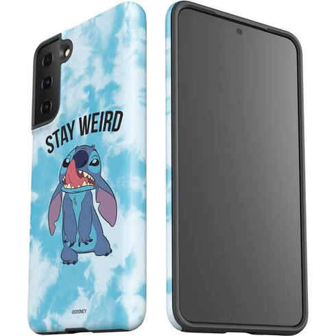 Disney Lilo and Stitch Stay Weird Galaxy S21 Plus 5G Pro Case