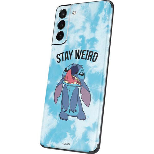 Disney Lilo and Stitch Stay Weird Galaxy S21 Plus 5G Skin