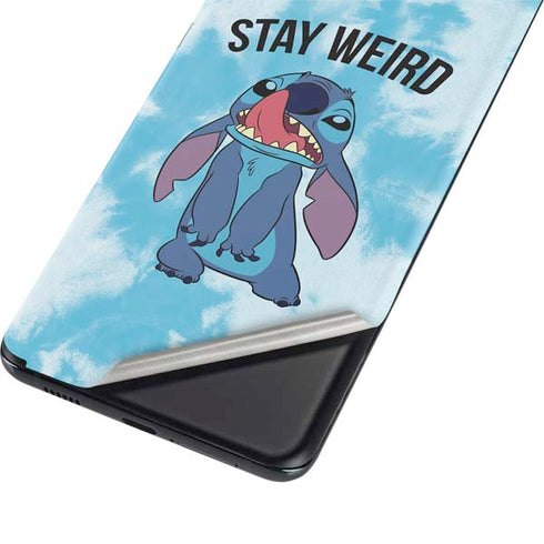 Disney Lilo and Stitch Stay Weird Galaxy S21 Plus 5G Skin