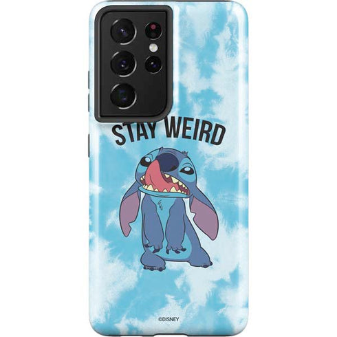 Disney Lilo and Stitch Stay Weird Galaxy S21 Ultra 5G Pro Case