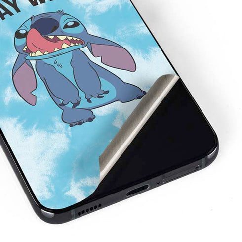 Disney Lilo and Stitch Stay Weird Galaxy S22 Plus Skin