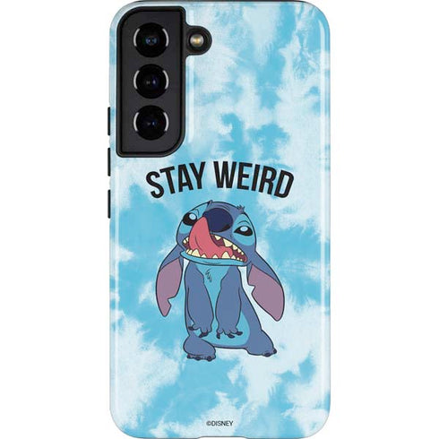 Disney Lilo and Stitch Stay Weird Galaxy S22 Pro Case