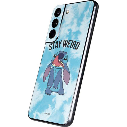 Disney Lilo and Stitch Stay Weird Galaxy S22 Skin