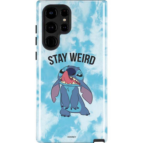 Disney Lilo and Stitch Stay Weird Galaxy S22 Ultra Pro Case