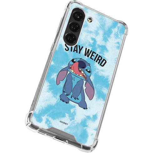 Disney Lilo and Stitch Stay Weird Galaxy S23 Clear Case