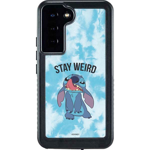 Disney Lilo and Stitch Stay Weird Galaxy S23 Plus Waterproof Case
