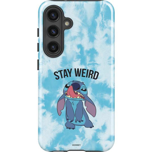 Disney Lilo and Stitch Stay Weird Galaxy S24 Impact Case
