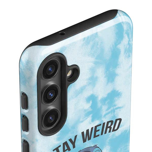 Disney Lilo and Stitch Stay Weird Galaxy S24 Impact Case