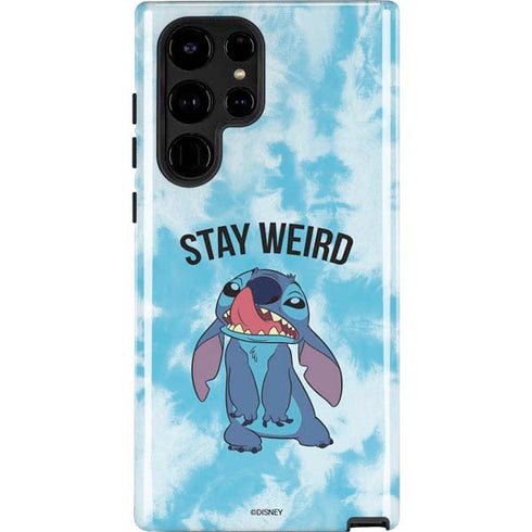 Disney Lilo and Stitch Stay Weird Galaxy S24 Ultra Impact Case