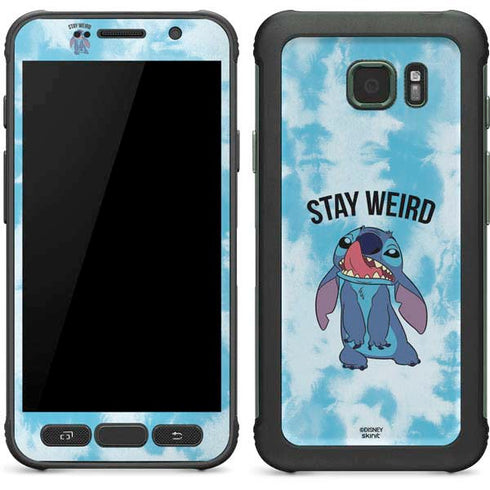 Disney Lilo and Stitch Stay Weird Galaxy S7 Active Skin