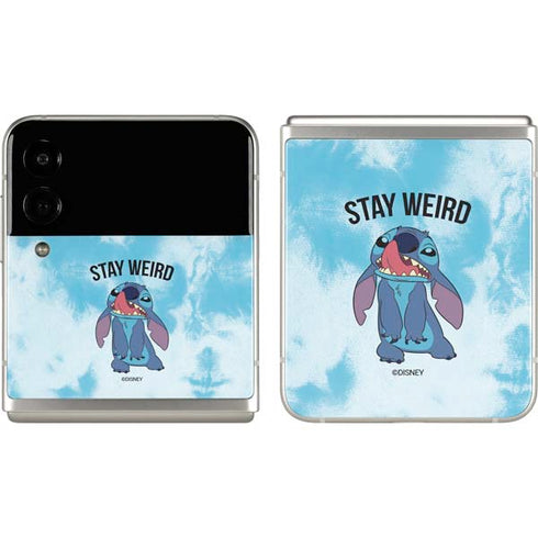 Disney Lilo and Stitch Stay Weird Galaxy Z Flip3 5G Skin