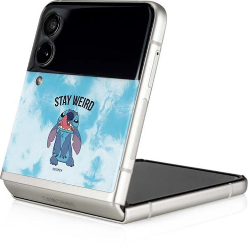 Disney Lilo and Stitch Stay Weird Galaxy Z Flip4 5G Skin