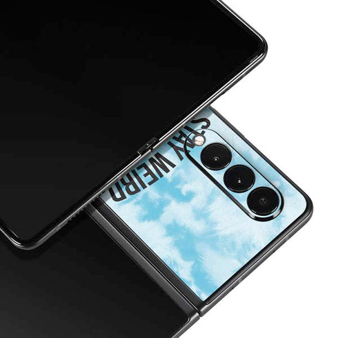 Disney Lilo and Stitch Stay Weird Galaxy Z Fold3 5G Skin