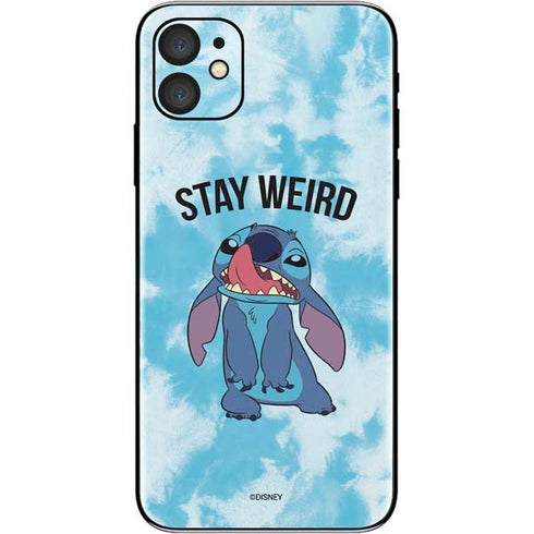 Disney Lilo and Stitch Stay Weird iPhone 11 Skin
