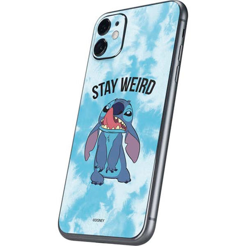 Disney Lilo and Stitch Stay Weird iPhone 11 Skin