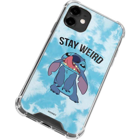 Disney Lilo and Stitch Stay Weird iPhone 12 Clear Case