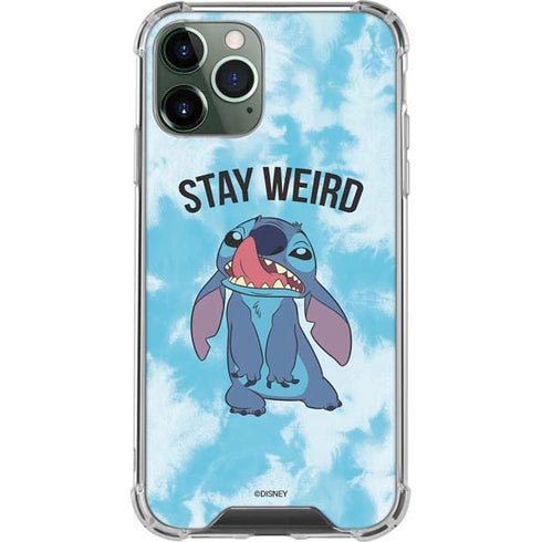 Disney Lilo and Stitch Stay Weird iPhone 12 Pro Clear Case