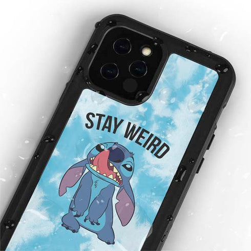 Disney Lilo and Stitch Stay Weird iPhone 12 Pro Max Waterproof Case