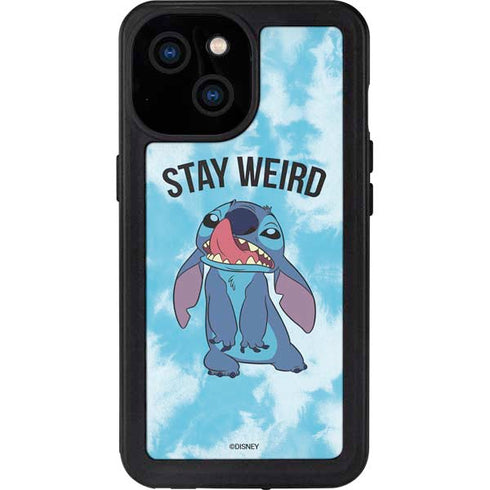 Disney Lilo and Stitch Stay Weird iPhone 13 Mini Waterproof Case