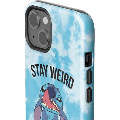 Disney Lilo and Stitch Stay Weird iPhone 15 Plus Impact Case