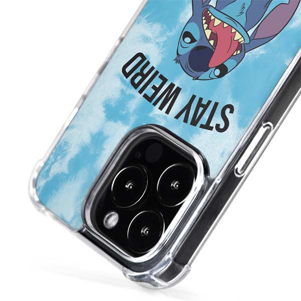 Stitch Stay Weird iPhone 14 Pro Max MagSafe Case