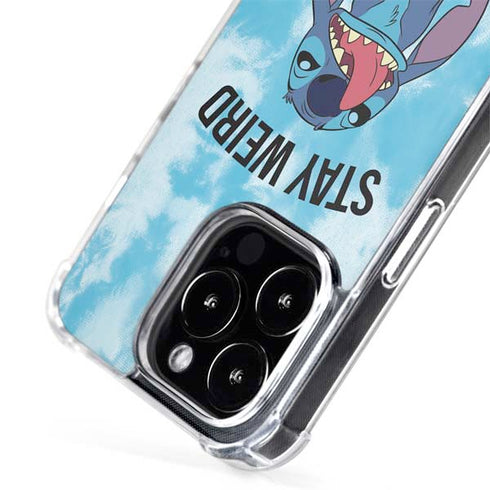 Disney Lilo and Stitch Stay Weird iPhone 14 Pro Max MagSafe Case