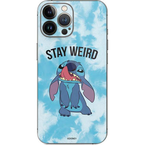 Disney Lilo and Stitch Stay Weird iPhone 14 Pro Max Skin