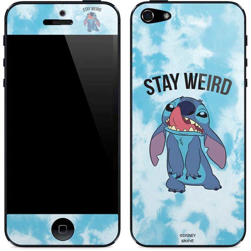 Disney Lilo and Stitch Stay Weird iPhone 5/5s/5SE Skin