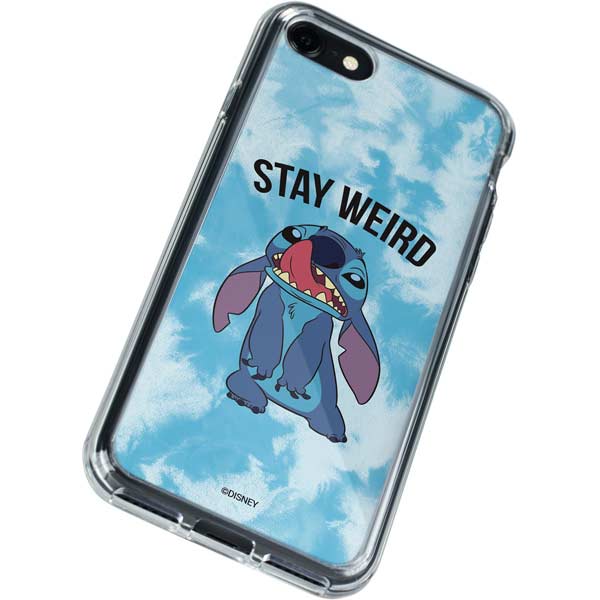 Disney Lilo and Stitch Stay Weird iPhone SE (2nd & 3rd Gen) Clear Case Disney Lilo and Stitch Stay Weird iPhone SE (2nd & 3rd Gen) Clear Case
