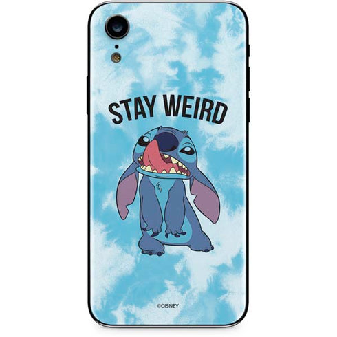 Disney Lilo and Stitch Stay Weird iPhone XR Skin