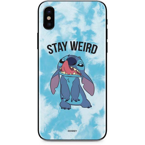 Disney Lilo and Stitch Stay Weird iPhone XS Max Skin