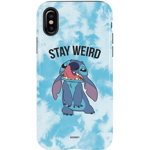 Disney Lilo and Stitch Stay Weird iPhone XS Pro Case