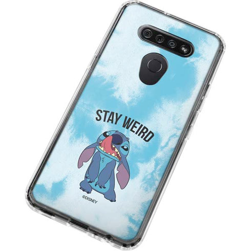 Disney Lilo and Stitch Stay Weird LG K51/Q51 Clear Case