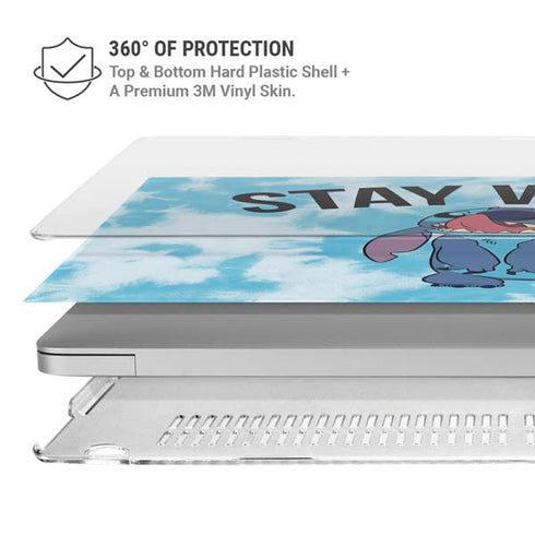 Disney Lilo and Stitch Stay Weird MacBook Air 13in M1 (2021) Case plus Skin