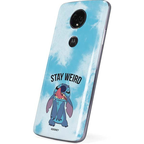 Disney Lilo and Stitch Stay Weird Moto E5 Plus Skin