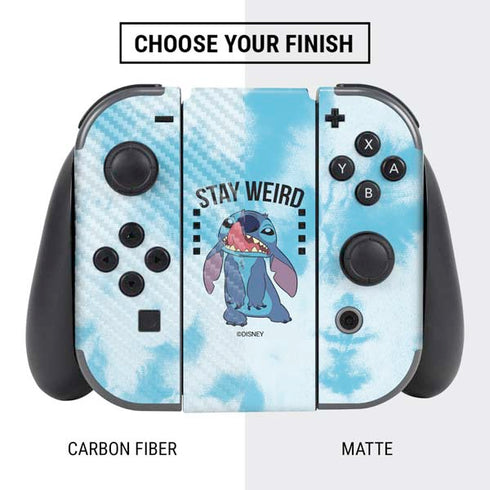 Disney Lilo and Stitch Stay Weird Nintendo Switch Bundle Skin