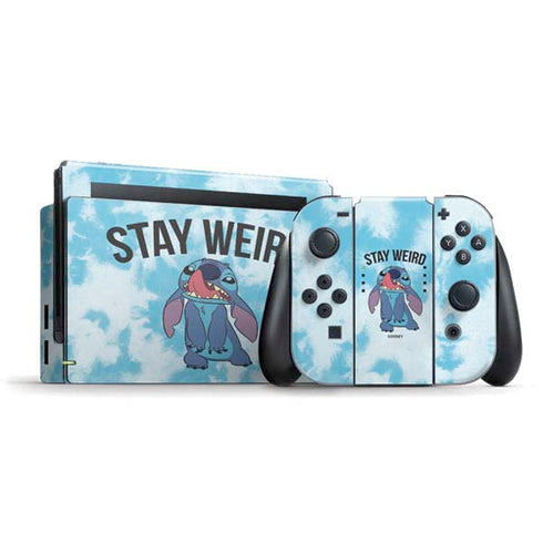 Disney Lilo and Stitch Stay Weird Nintendo Switch Bundle Skin