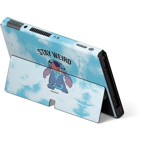 Disney Lilo and Stitch Stay Weird Nintendo Switch OLED (2021) Skin