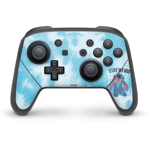 Disney Lilo and Stitch Stay Weird Nintendo Switch Pro Controller Skin