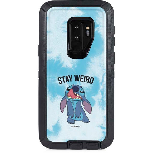 Disney Lilo and Stitch Stay Weird Otterbox Defender Galaxy Skin