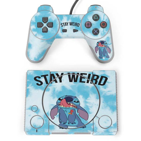 Disney Lilo and Stitch Stay Weird PlayStation Classic Bundle Skin