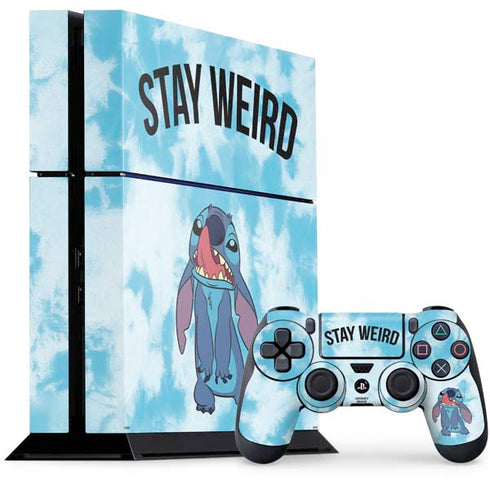 Disney Lilo and Stitch Stay Weird PS4 Console and Controller Bundle Skin