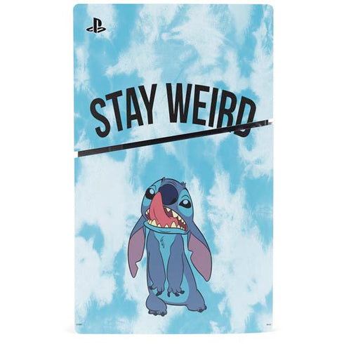 Disney Lilo and Stitch Stay Weird PS5 Slim Disk Bundle Skin