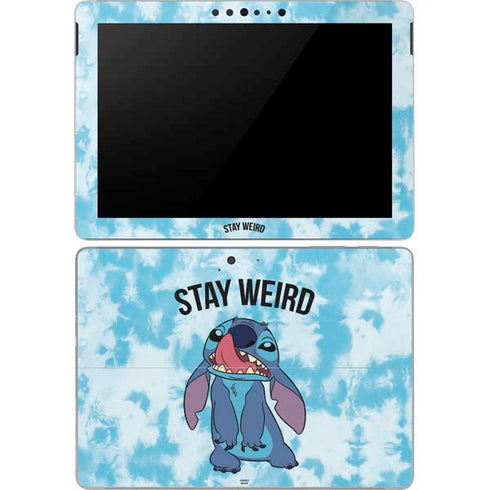Disney Lilo and Stitch Stay Weird Surface Go Skin
