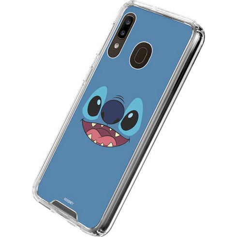 Disney Lilo and Stitch Close Galaxy A30 Clear Case