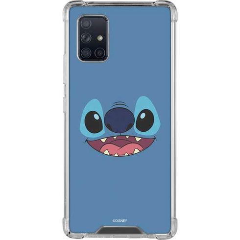 Disney Lilo and Stitch Close Galaxy A71 5G Clear Case