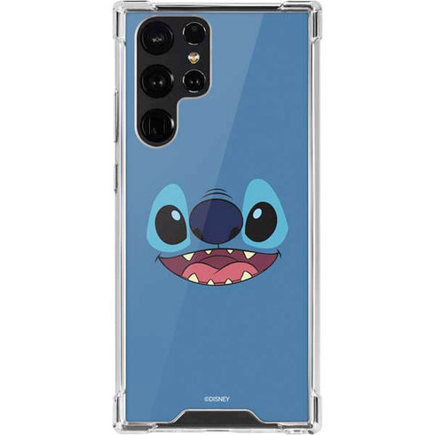Disney Lilo and Stitch Close Galaxy S22 Ultra Clear Case