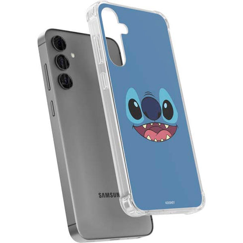 Disney Lilo and Stitch Close Galaxy S24 Plus Clear Case