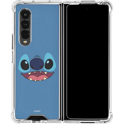Disney Lilo and Stitch Close Galaxy Z Fold4 5G Clear Case